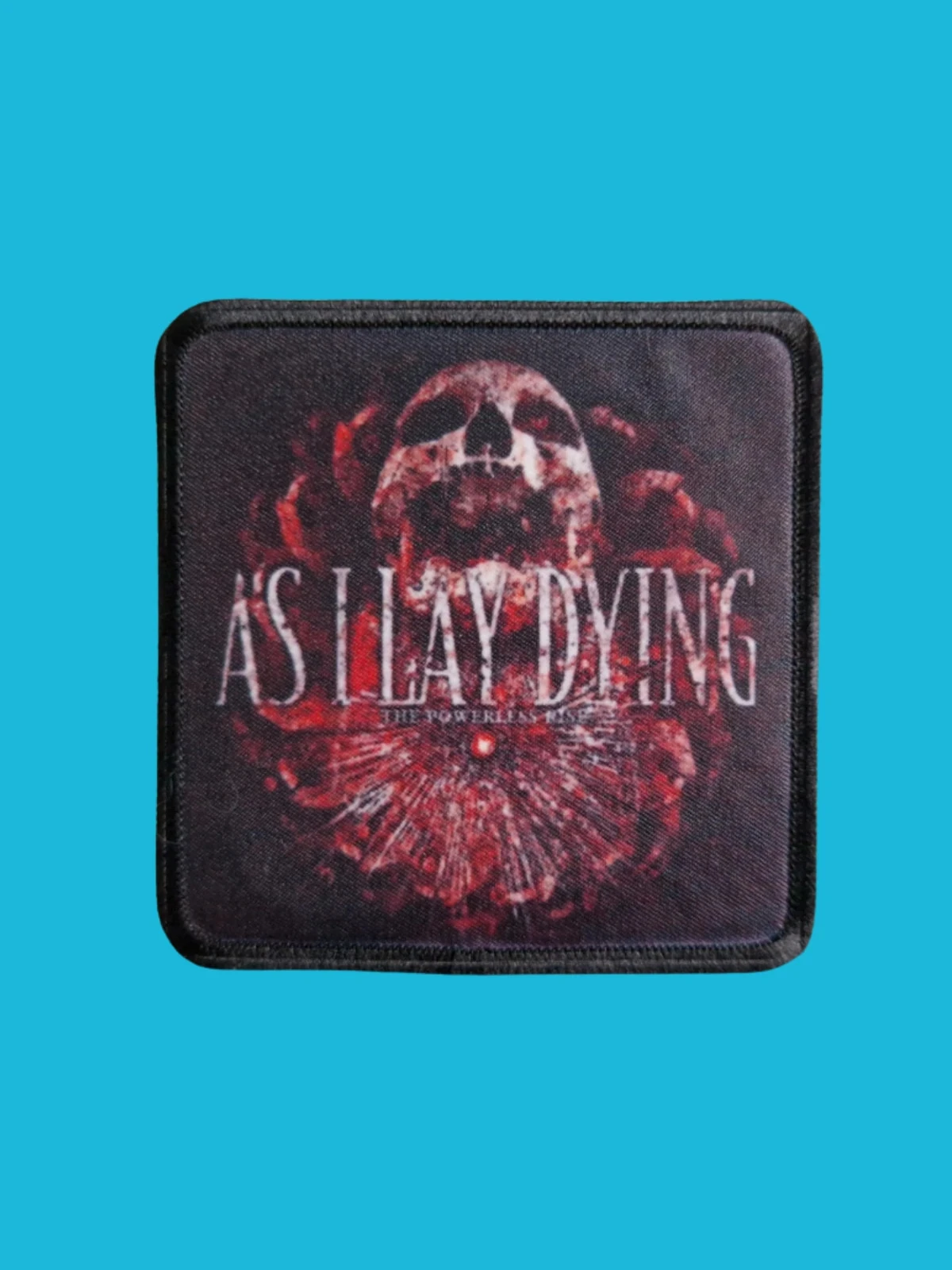 Patch As I Lay Dying - The Powerless Rise - Imprimé - Carré de 7,5 x 7,5 centimètres